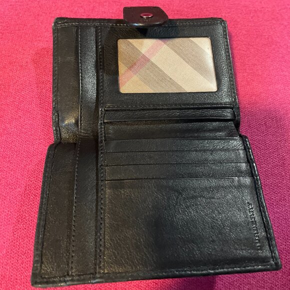 Burberry London Leather Compact Wallet - Picture 8 of 8